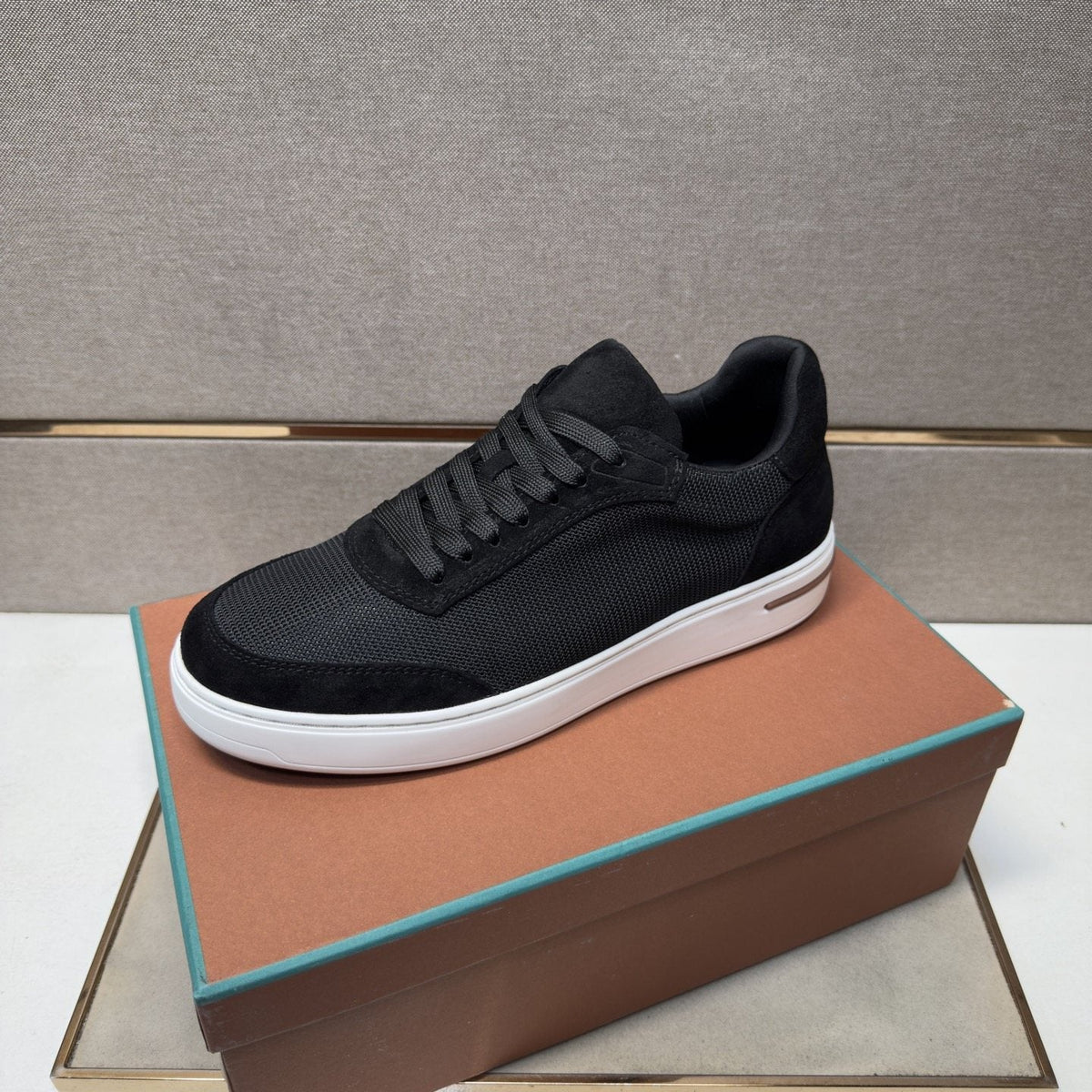 Men's Textured Panel Sneakers — side