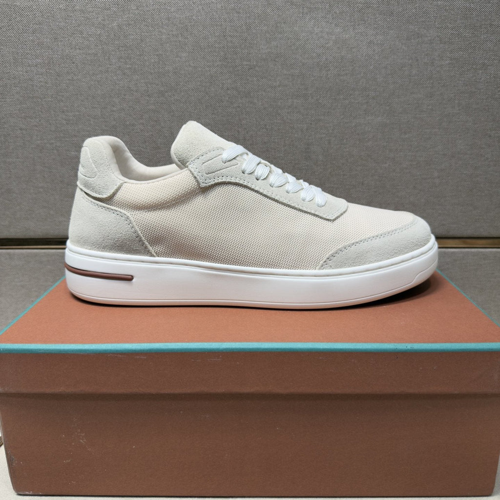 Loro Piana Mesh Low-Top Sneakers — side