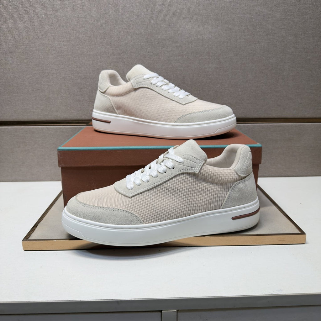 Men's Textured Panel Sneakers — side