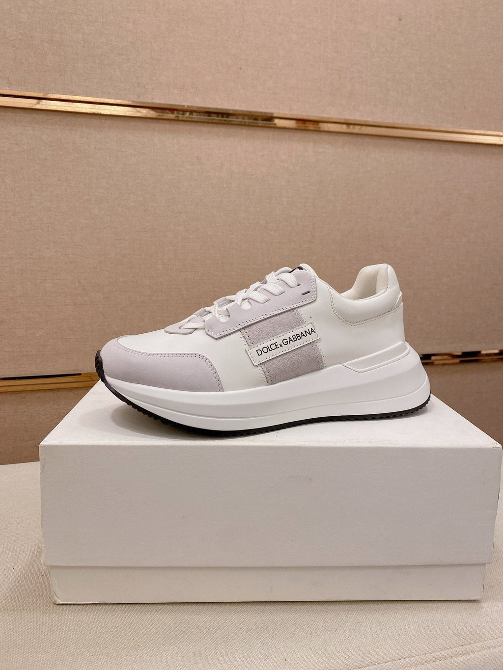 Dolce & Gabbana Logo Panel Low-Top Sneakers — hero