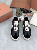 微商相册测试鞋子-Loro Piana Contrast Stripe Low-Top Sneakers — hero