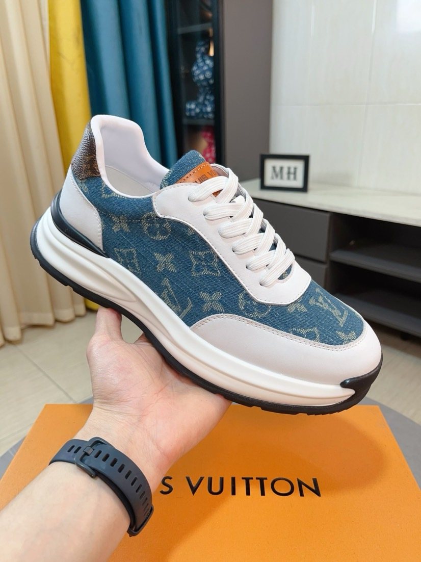 Louis Vuitton Monogram Low-Top Sneakers — front