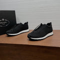 Prada Knit Lace-Up Sneakers — hero