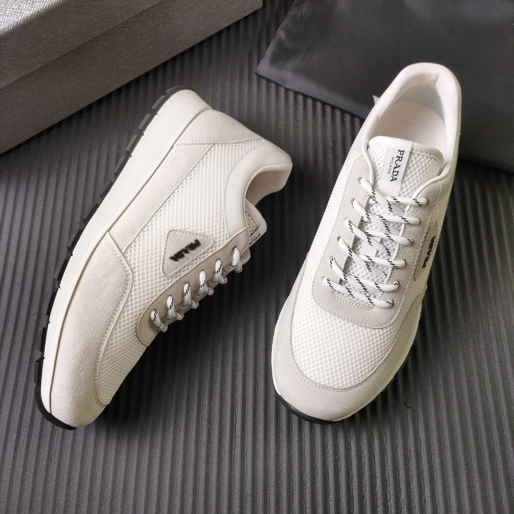 Prada Mesh Low-Top Sneakers — side