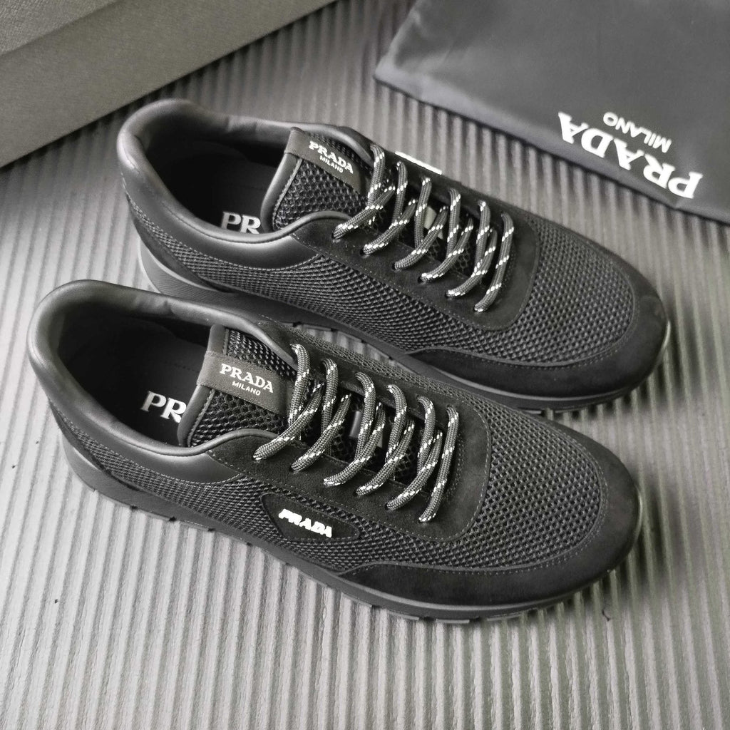 Prada Mesh Low-Top Sneakers — front