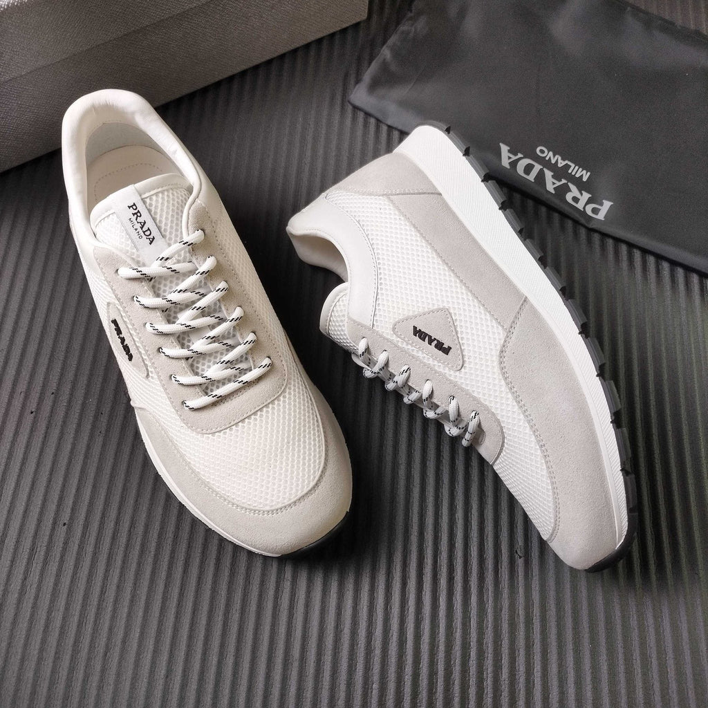 Prada Mesh Low-Top Sneakers — side