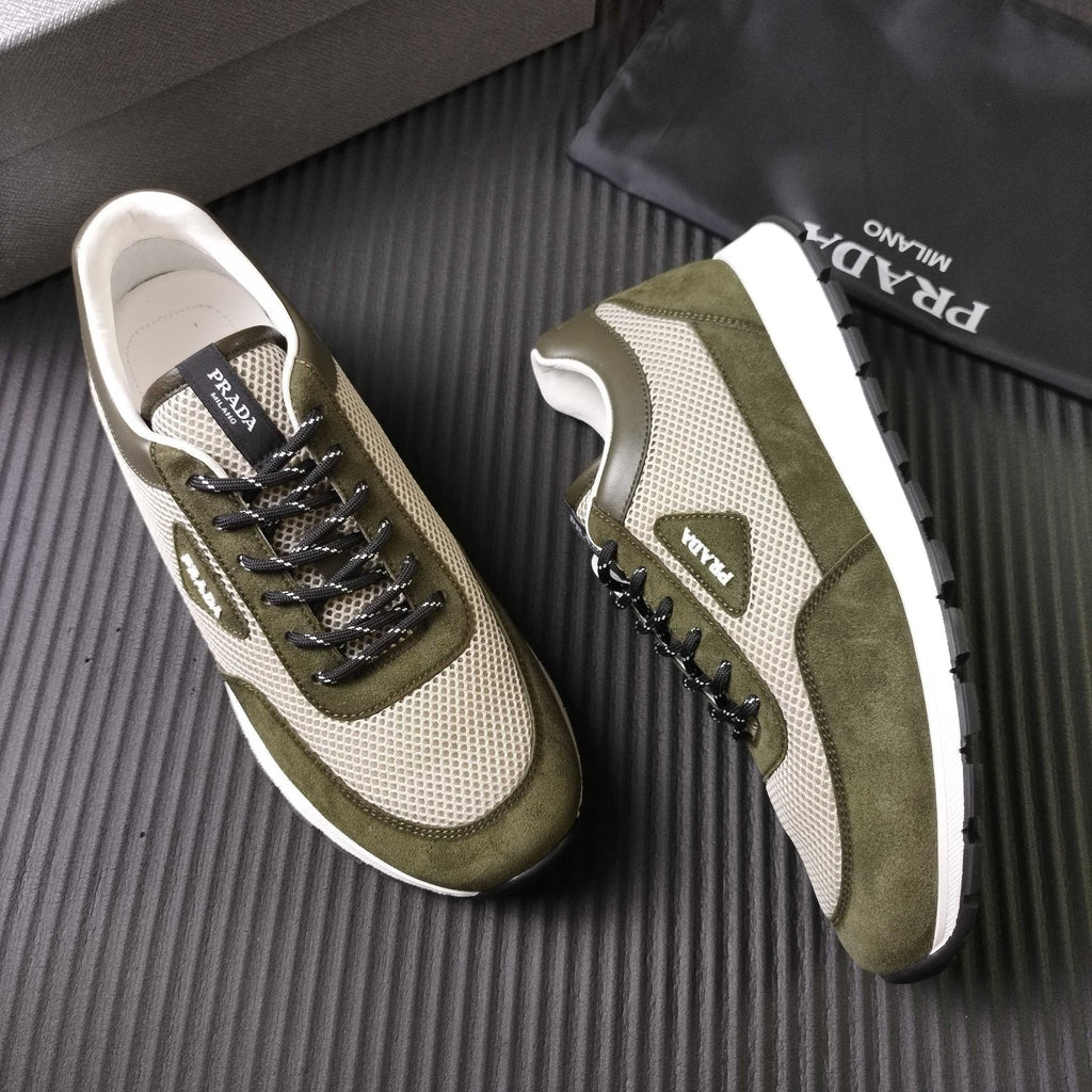 Prada Mesh Low-Top Sneakers — side