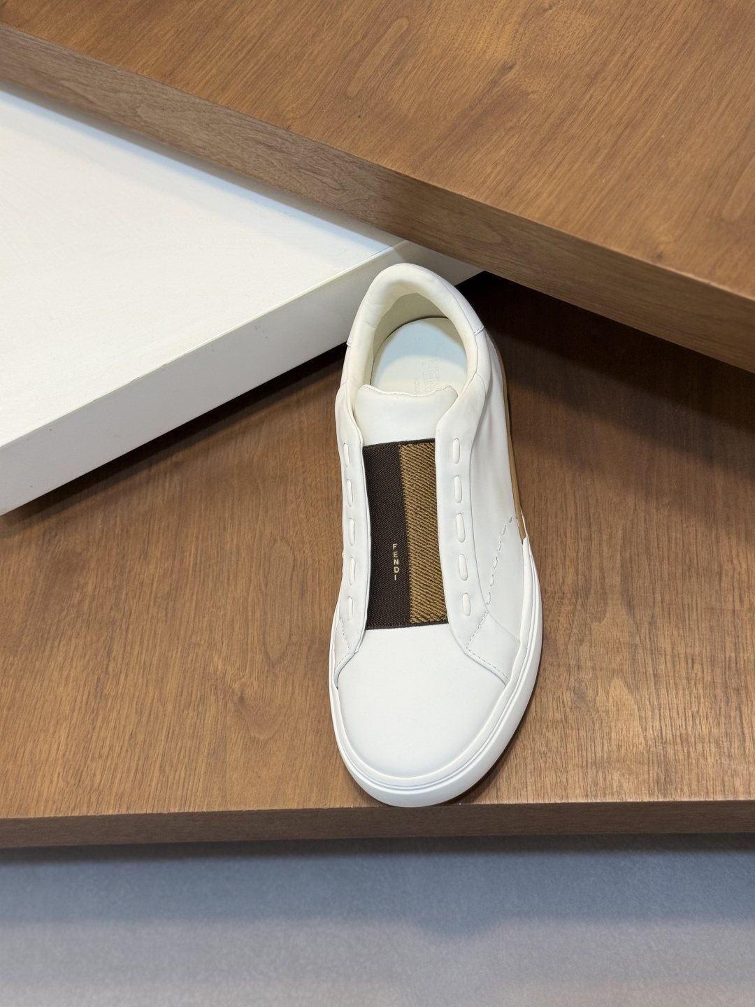Fendi City Slip-On Sneakers — front