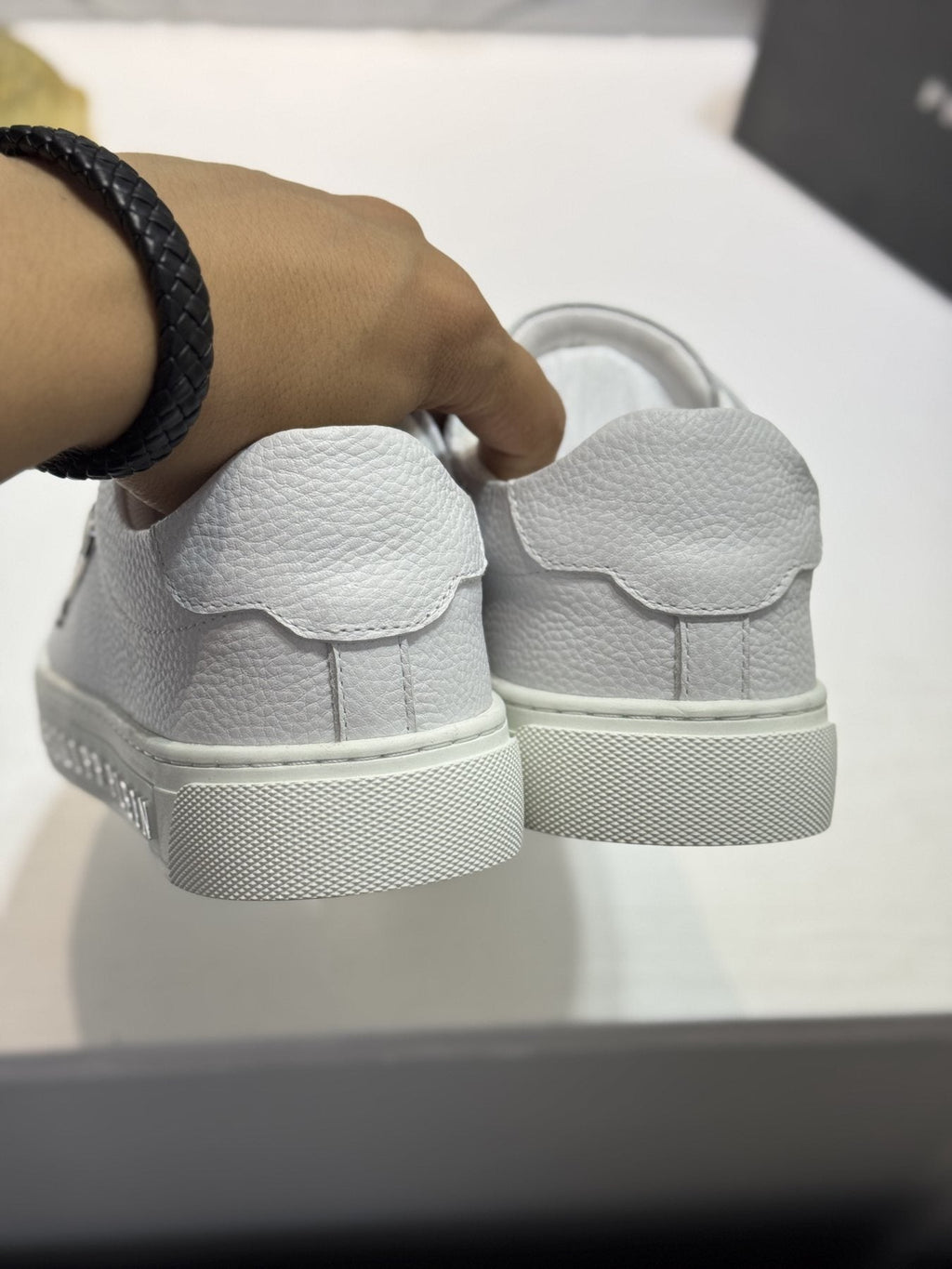 Philipp Plein Navy Low-Top Sneakers — back