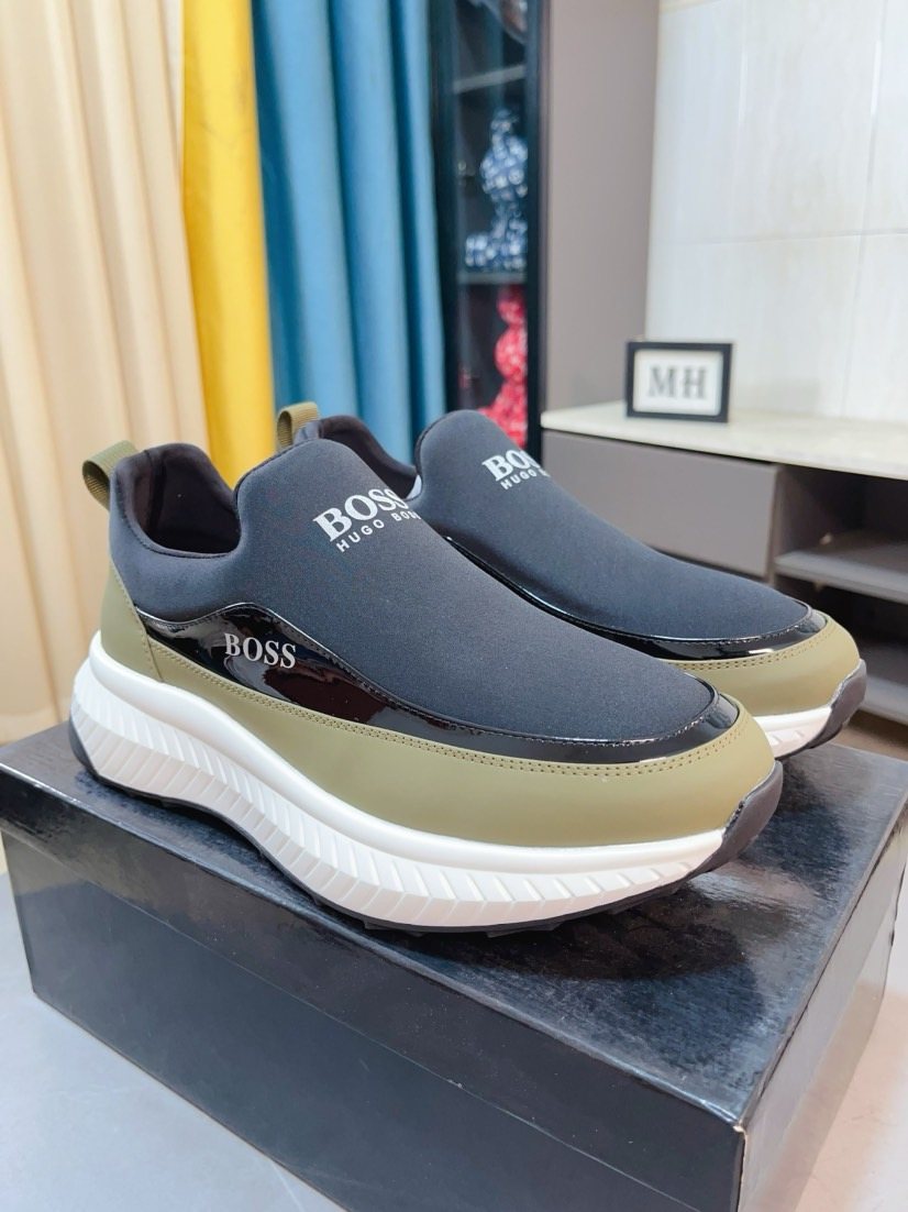 Hugo Boss Contrast Side Slip-On Sneakers — hero