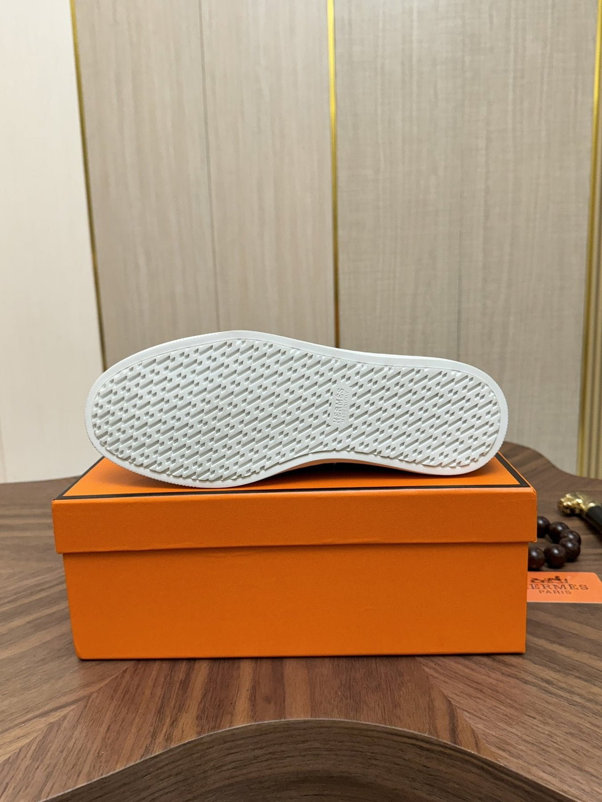 Hermès Hardware-Detail Slip-On Shoes — back