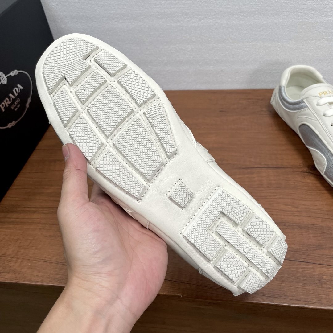 PRADA Montecarlo Re-Edition Low-Top Sneakers — detail