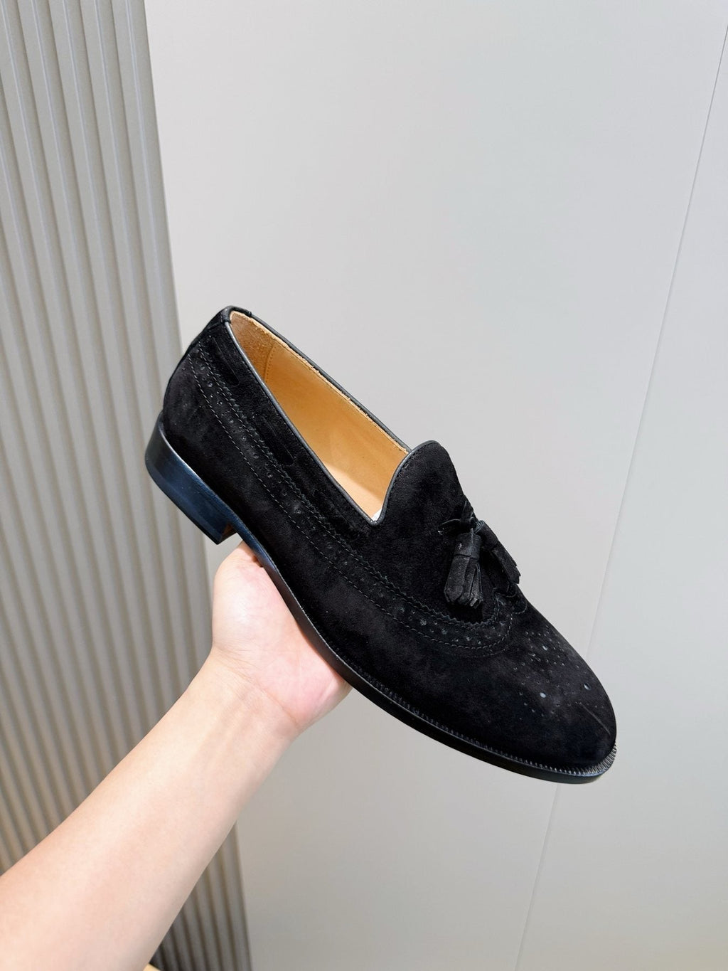 Loro Piana Tassel Loafers — side