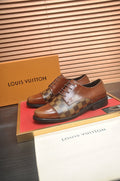 Louis Vuitton Checkered Lace-Up Dress Shoes — hero