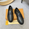 Louis Vuitton Textured Lug Sole Loafers — hero