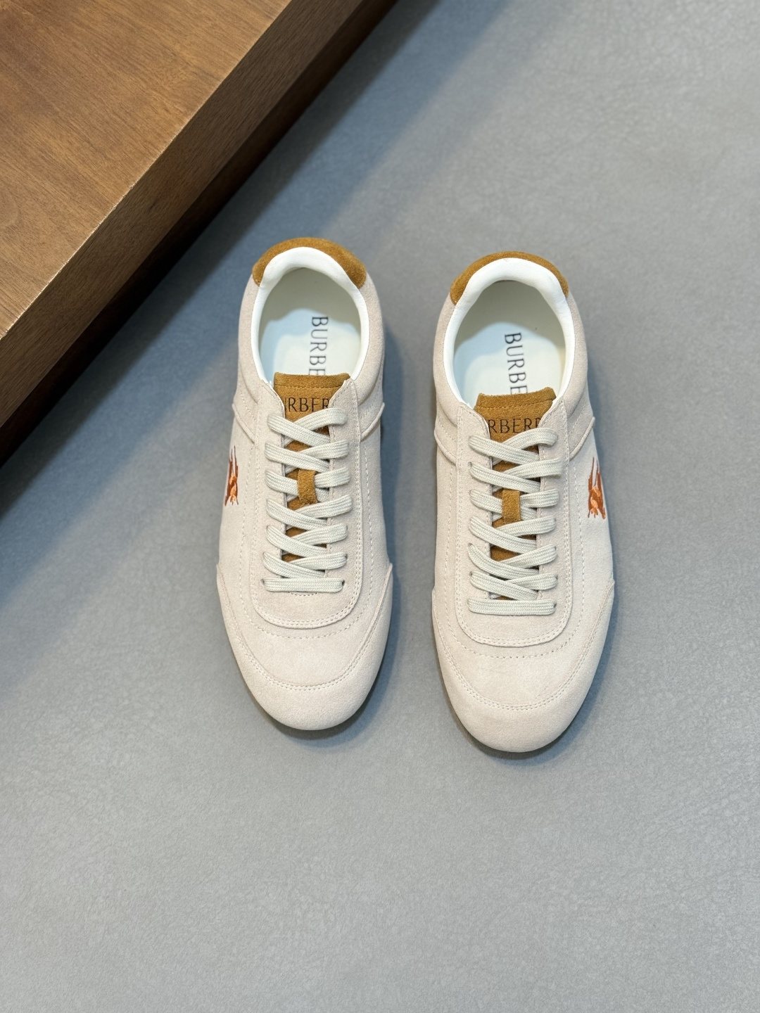 Burberry White Horse Graphic Low-Top Sneakers — hero