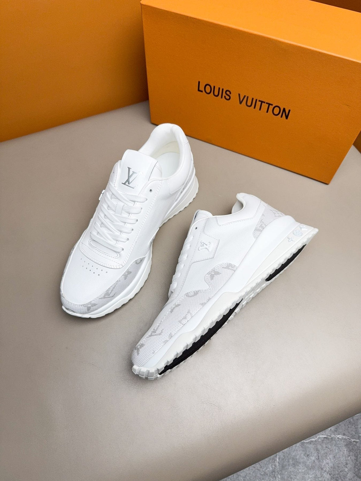 Louis Vuitton Paneled Low-Top Sneakers — side