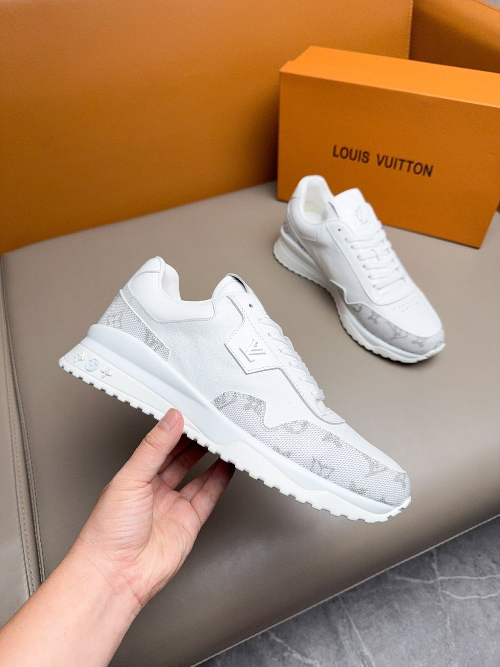 Louis Vuitton Paneled Low-Top Sneakers — model