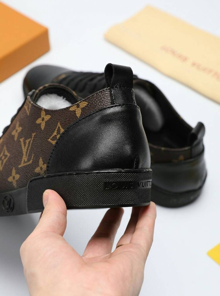 Louis Vuitton Monogram Panel Sneakers — detail