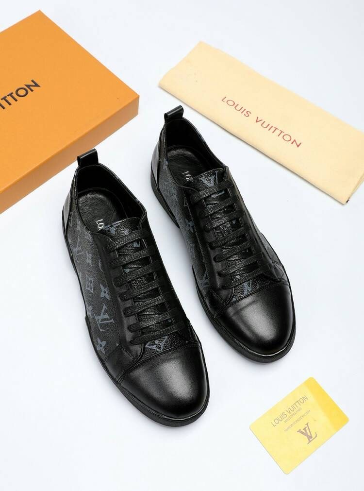 Louis Vuitton Monogram Panel Sneakers — front