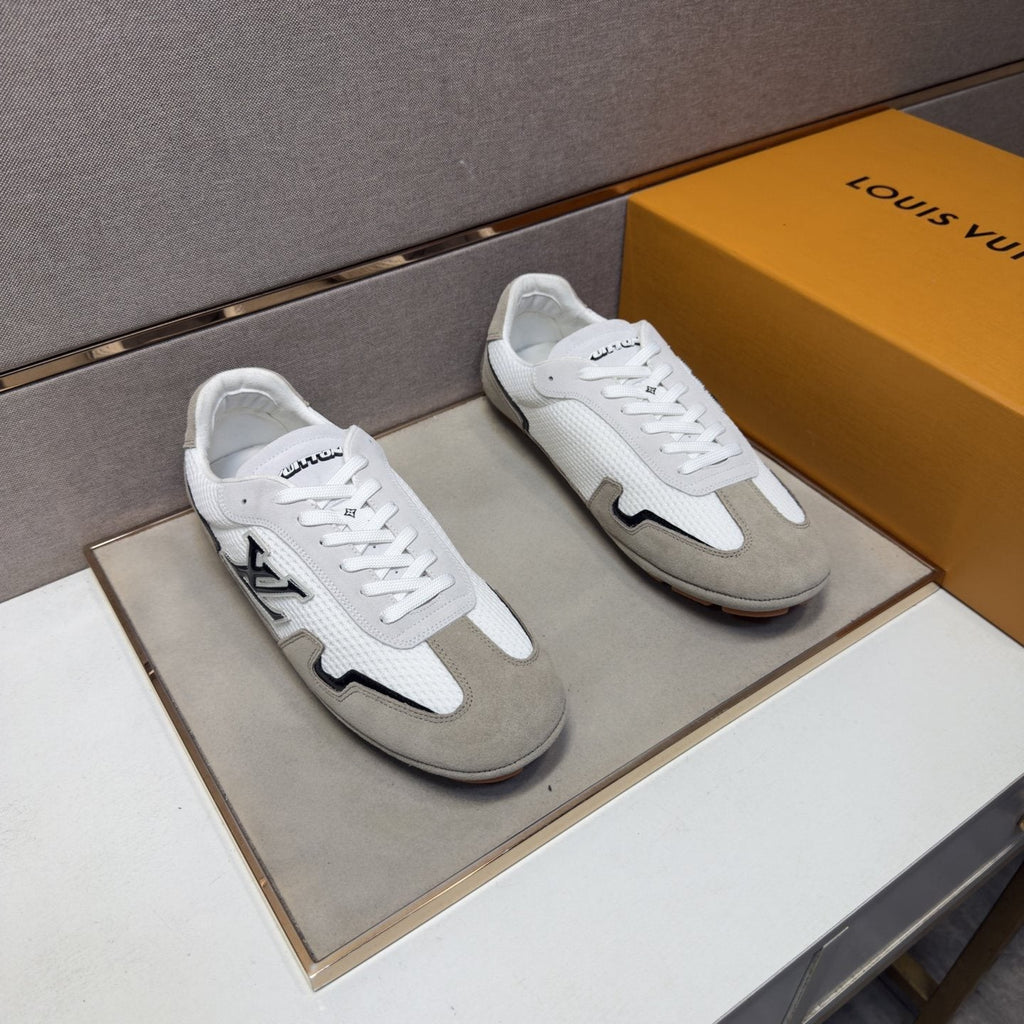 Louis Vuitton Men's Multi-Panel Low-Top Sneakers — front