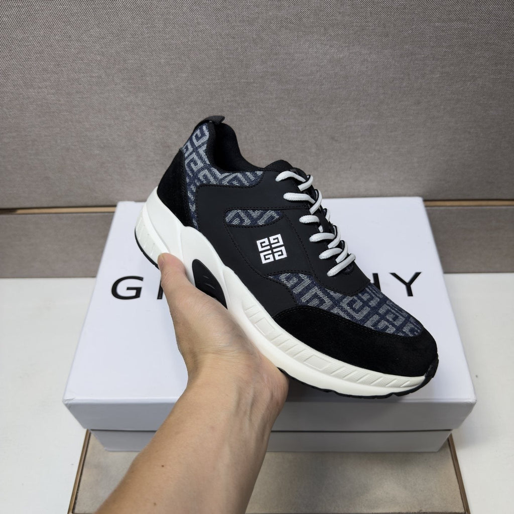 Givenchy Geometric Panel Low-Top Sneakers — model