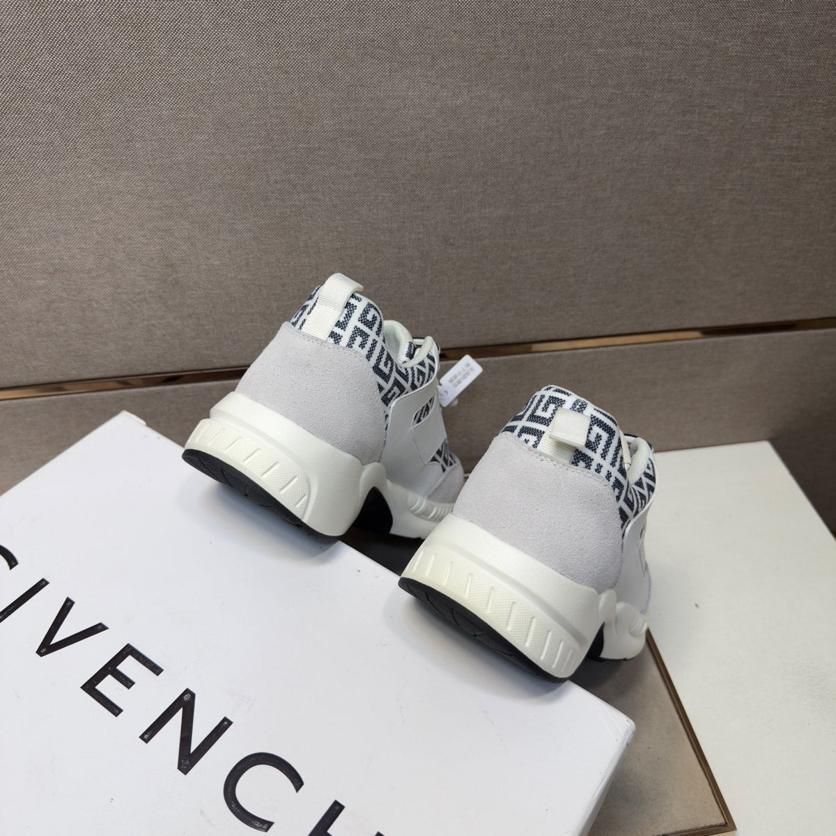 Givenchy Geometric Panel Low-Top Sneakers — back
