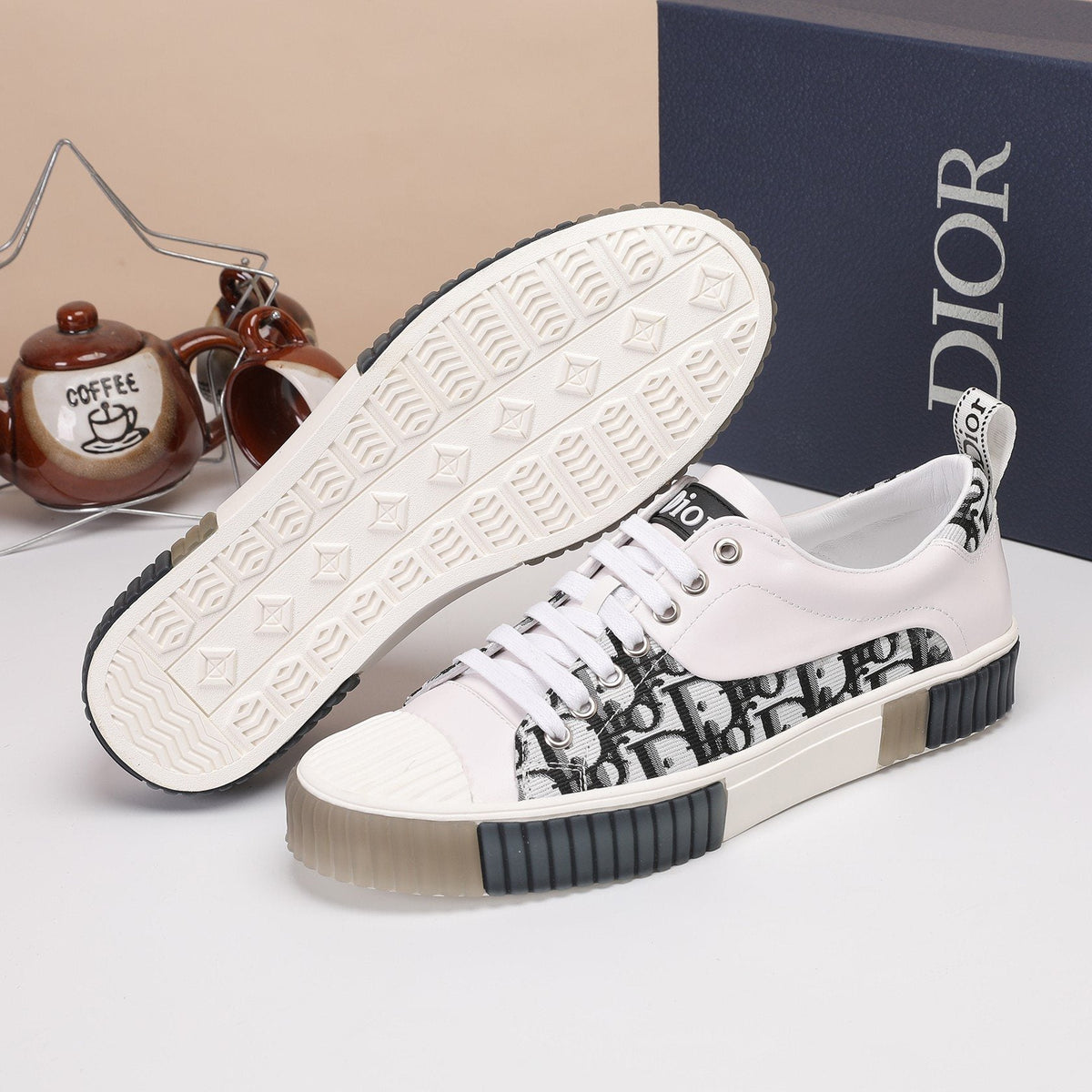 Dior Patterned Low-Top Sneakers — back