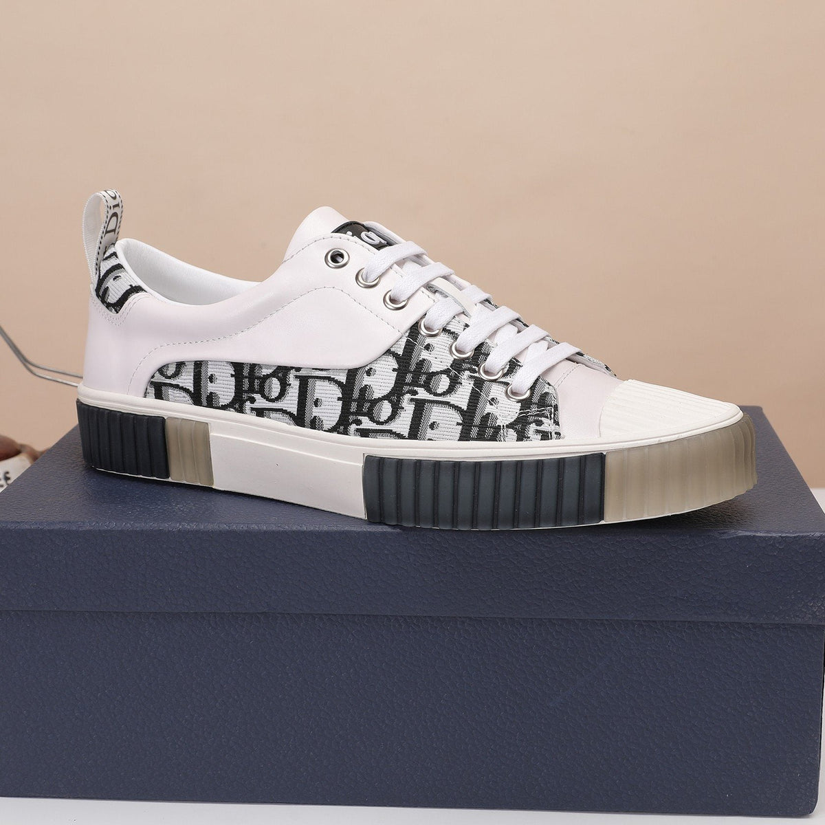 Dior Patterned Low-Top Sneakers — front
