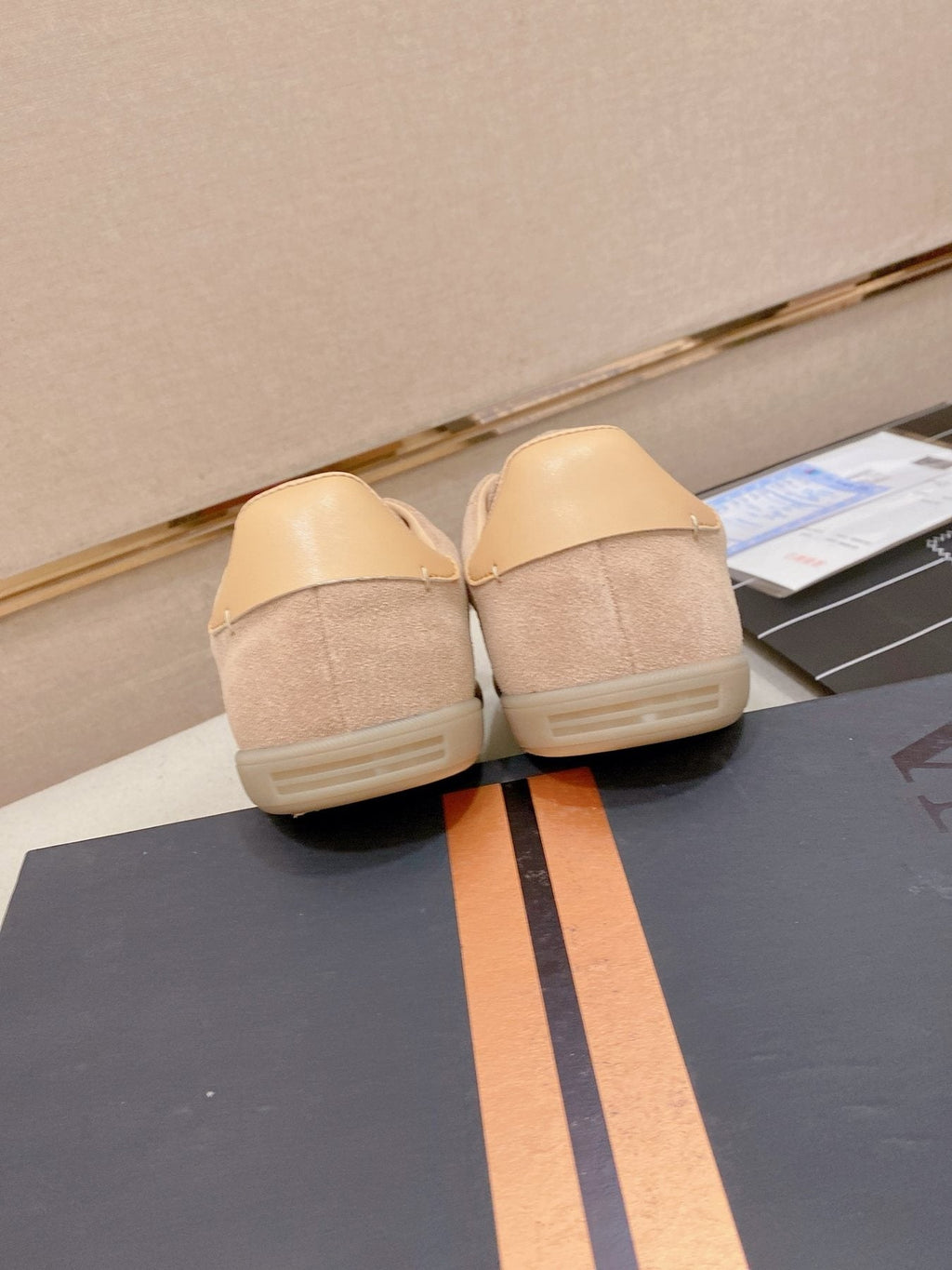 Zegna Suede Low-Top Sneakers — back