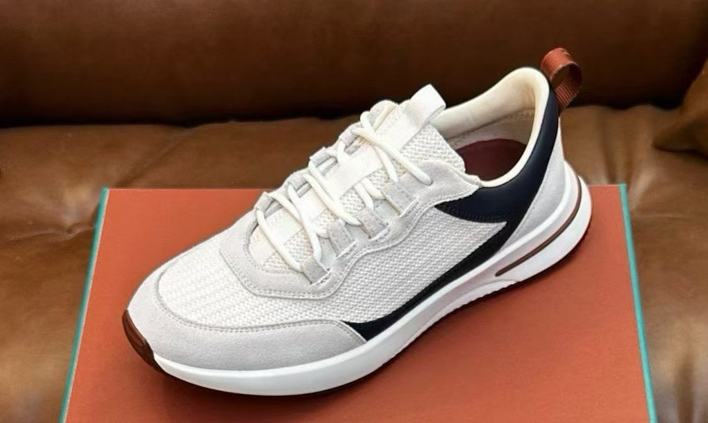 Loro Piana Low-Top Lace-Up Sneakers — hero