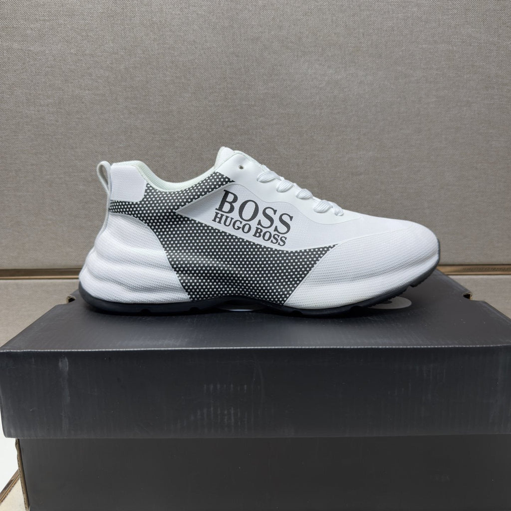 Hugo Boss Mesh-Panel Sneakers — side