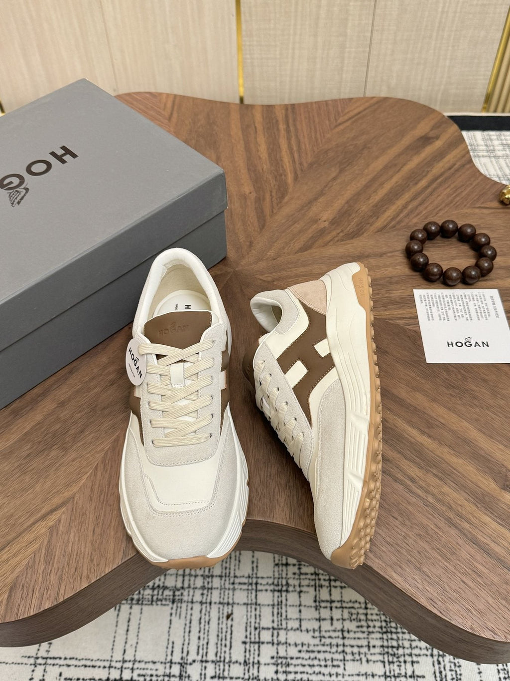 Hogan Black Low-Top Sneakers — side