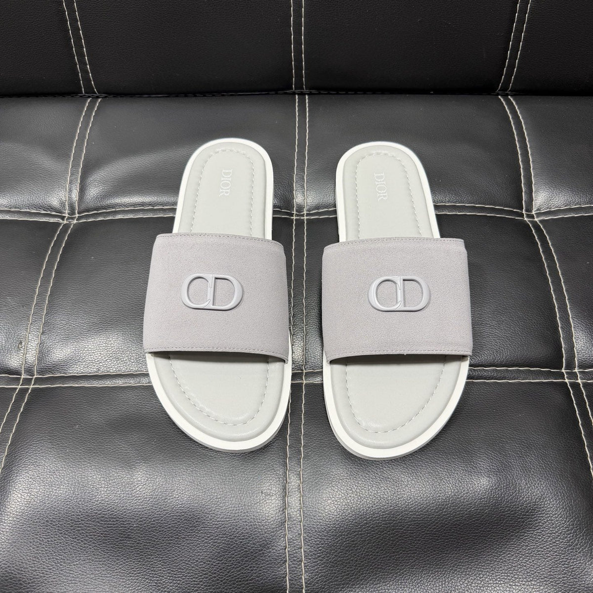 Dior Emblem Strap Slide Sandals — hero
