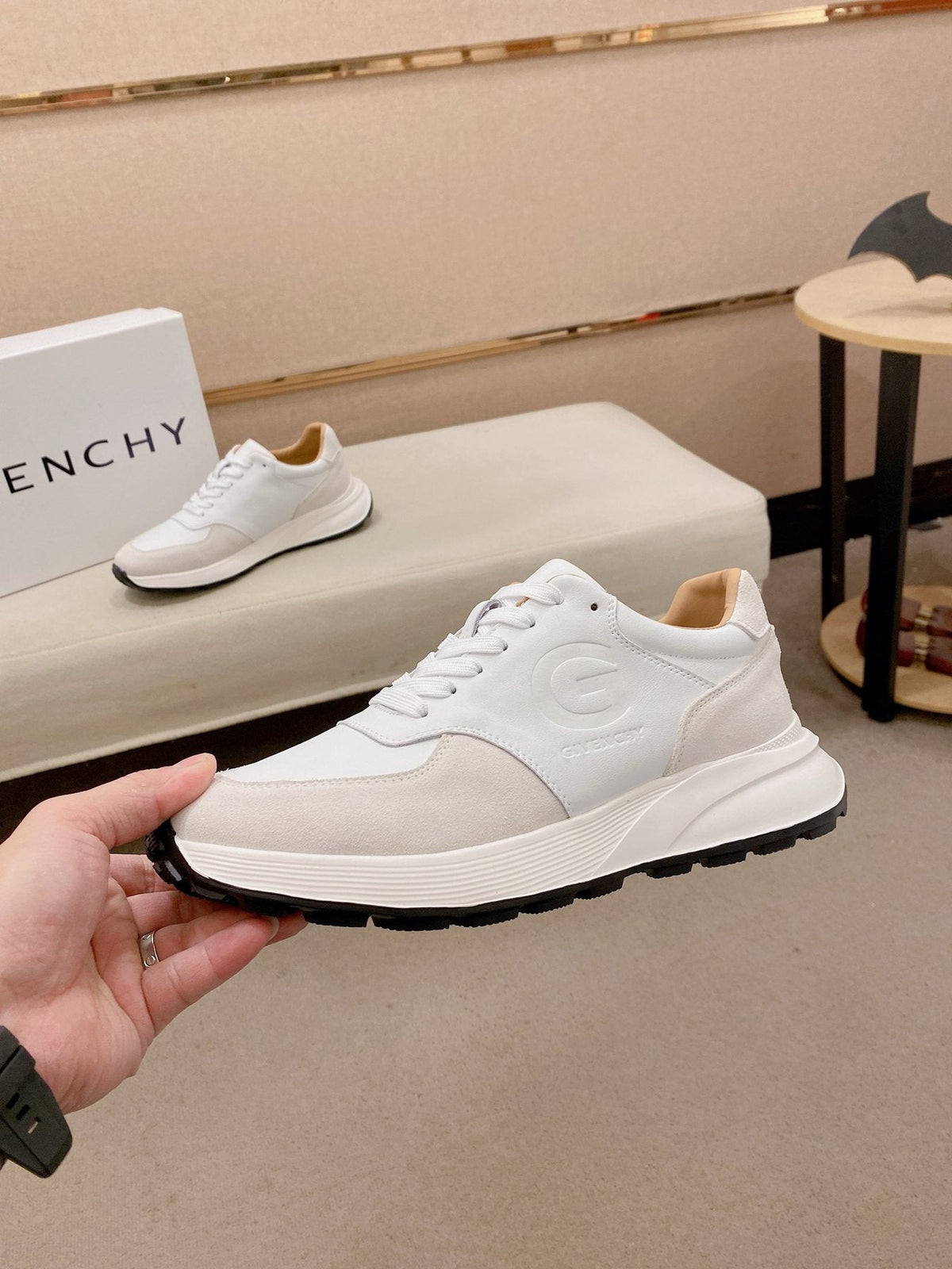 Givenchy Low-Top Lace-Up Sneakers — side
