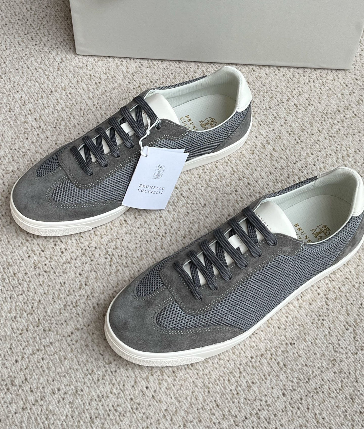 Brunello Cucinelli Low-Top Lace-Up Sneakers — front