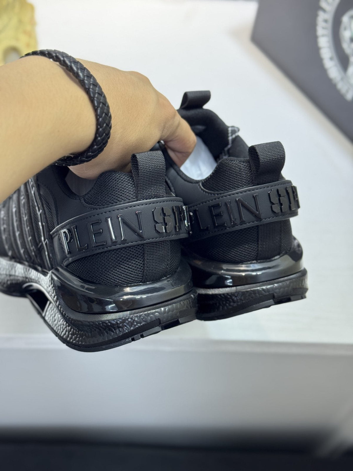 Philipp Plein Mesh Panel Low-Top Sneakers — back