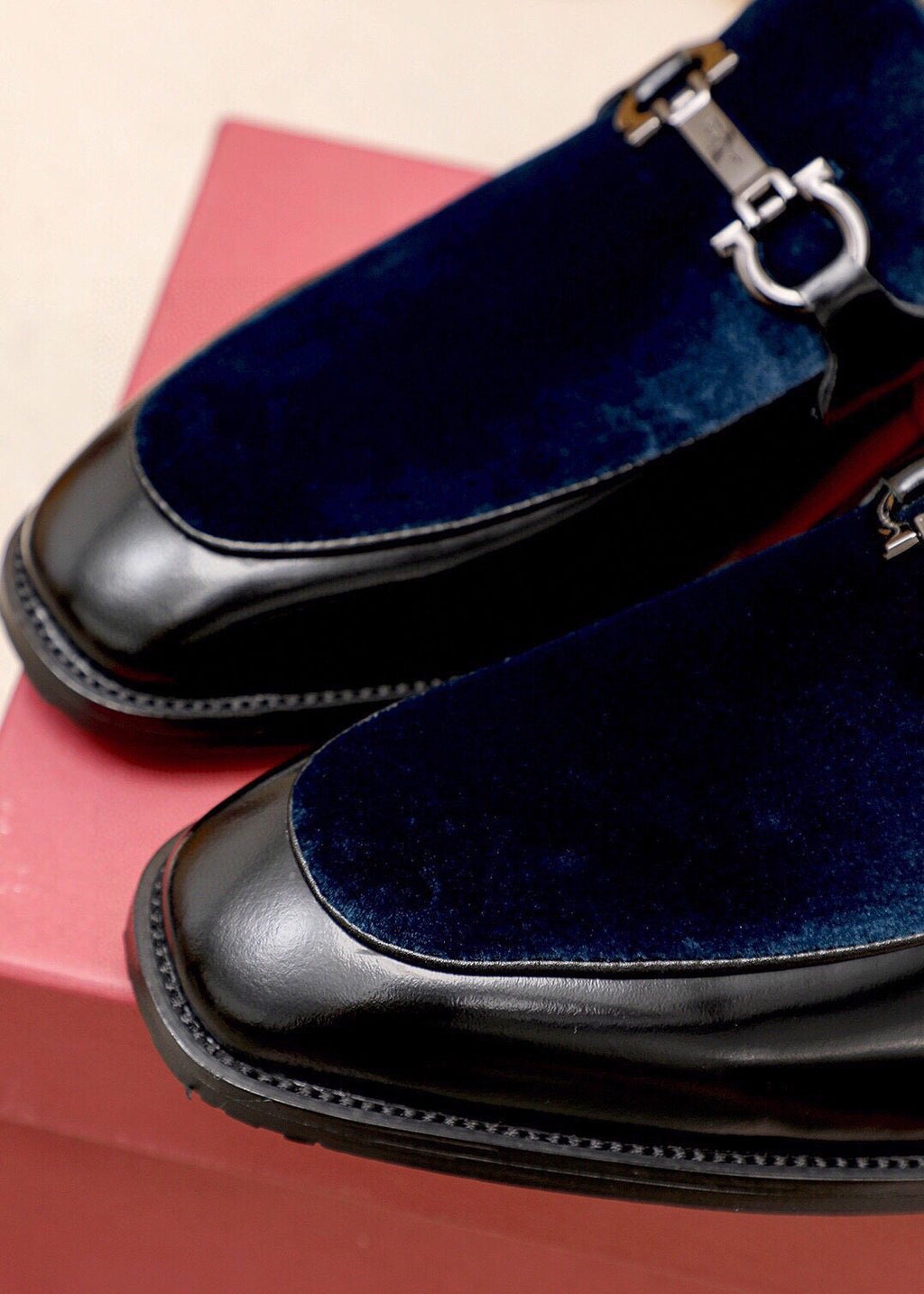 Ferragamo Metal Bit Loafers — detail