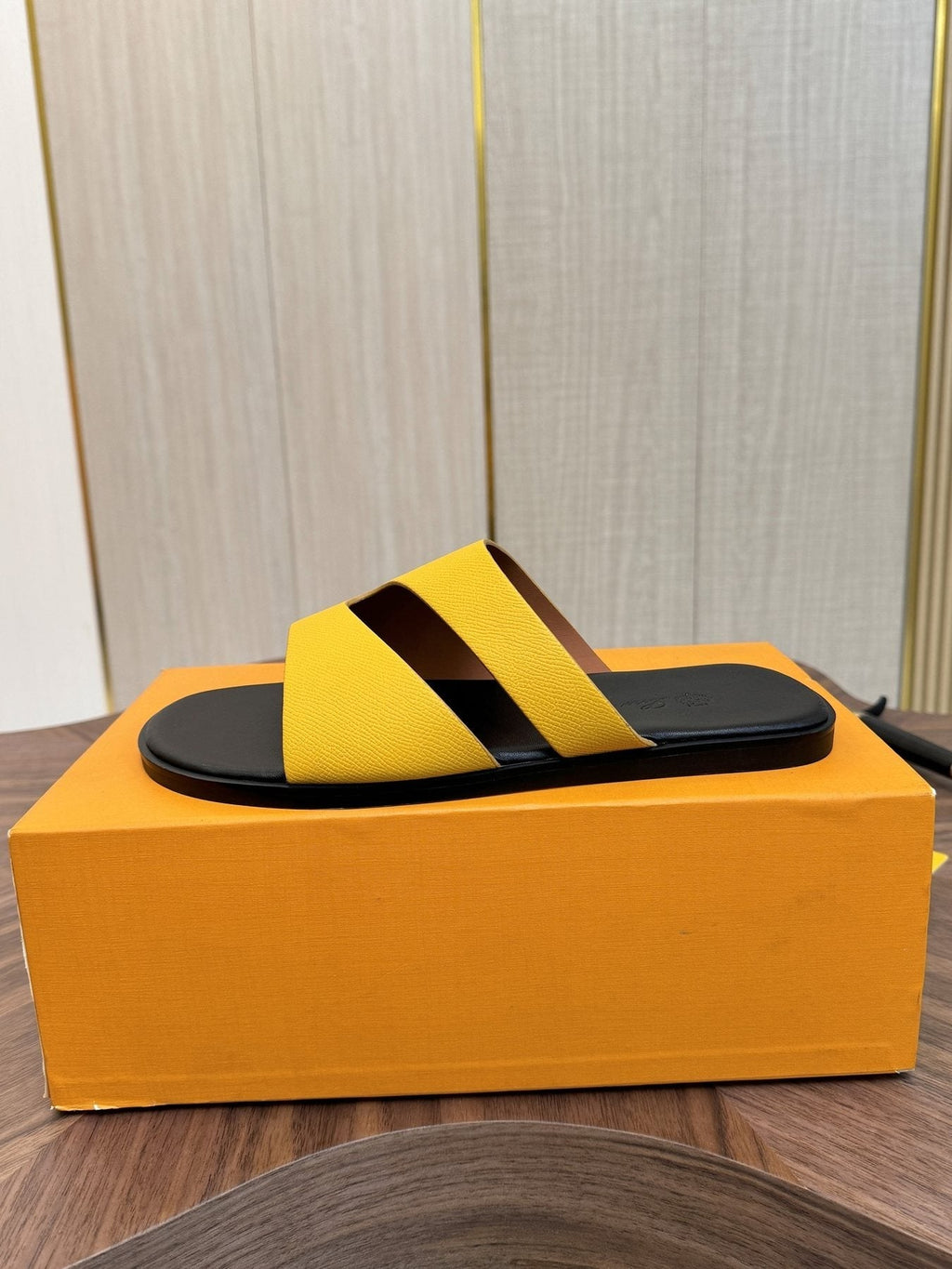 Loro Piana Cross-Strap Slide Sandals — side