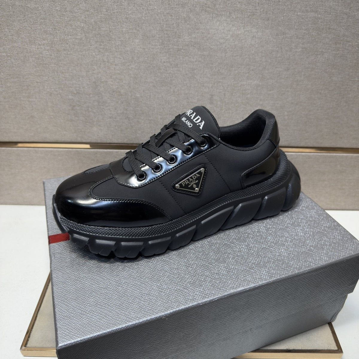 Prada Chunky Sole Sneakers — front