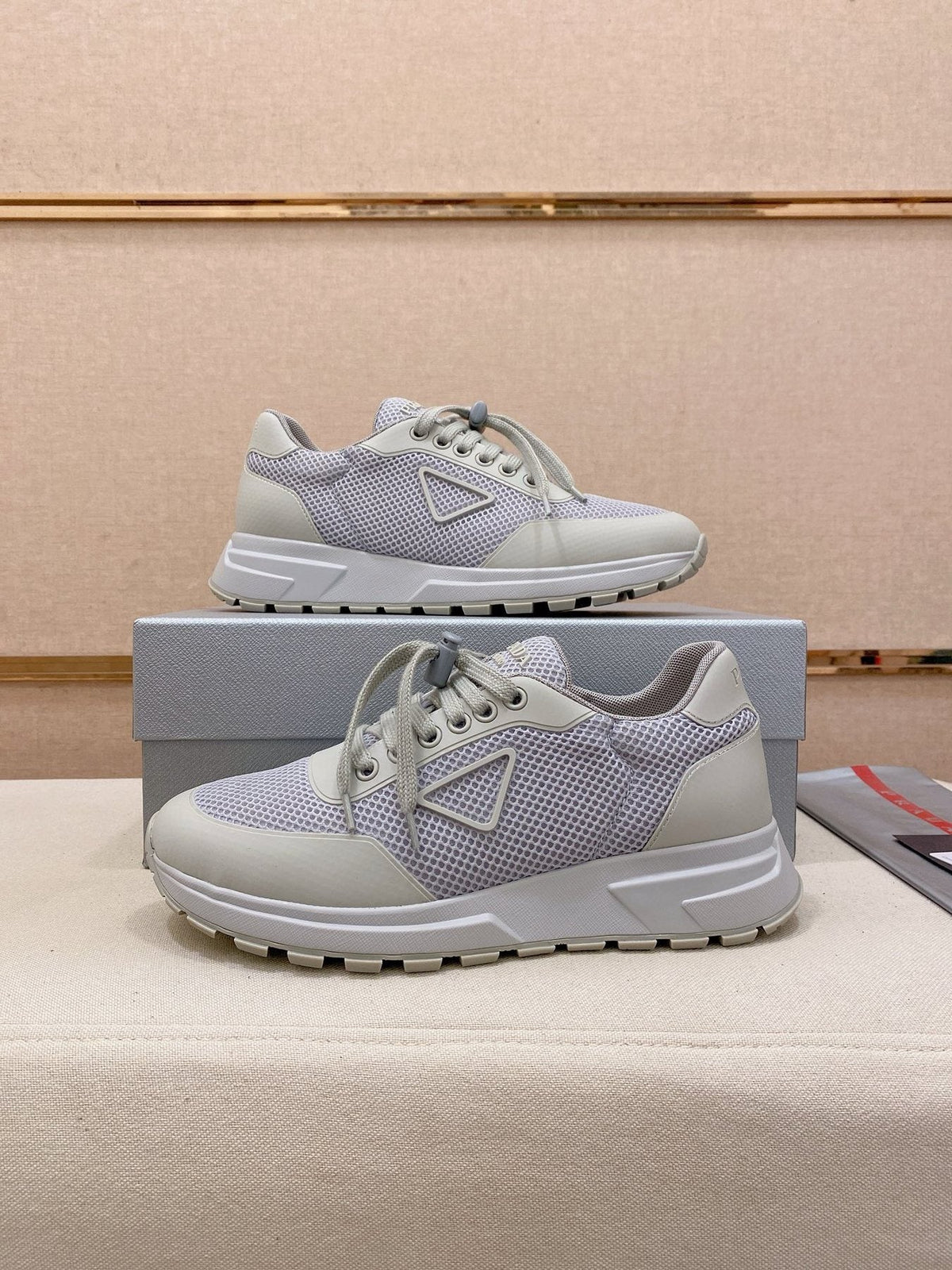 Prada Knit Low-Top Sneakers — front