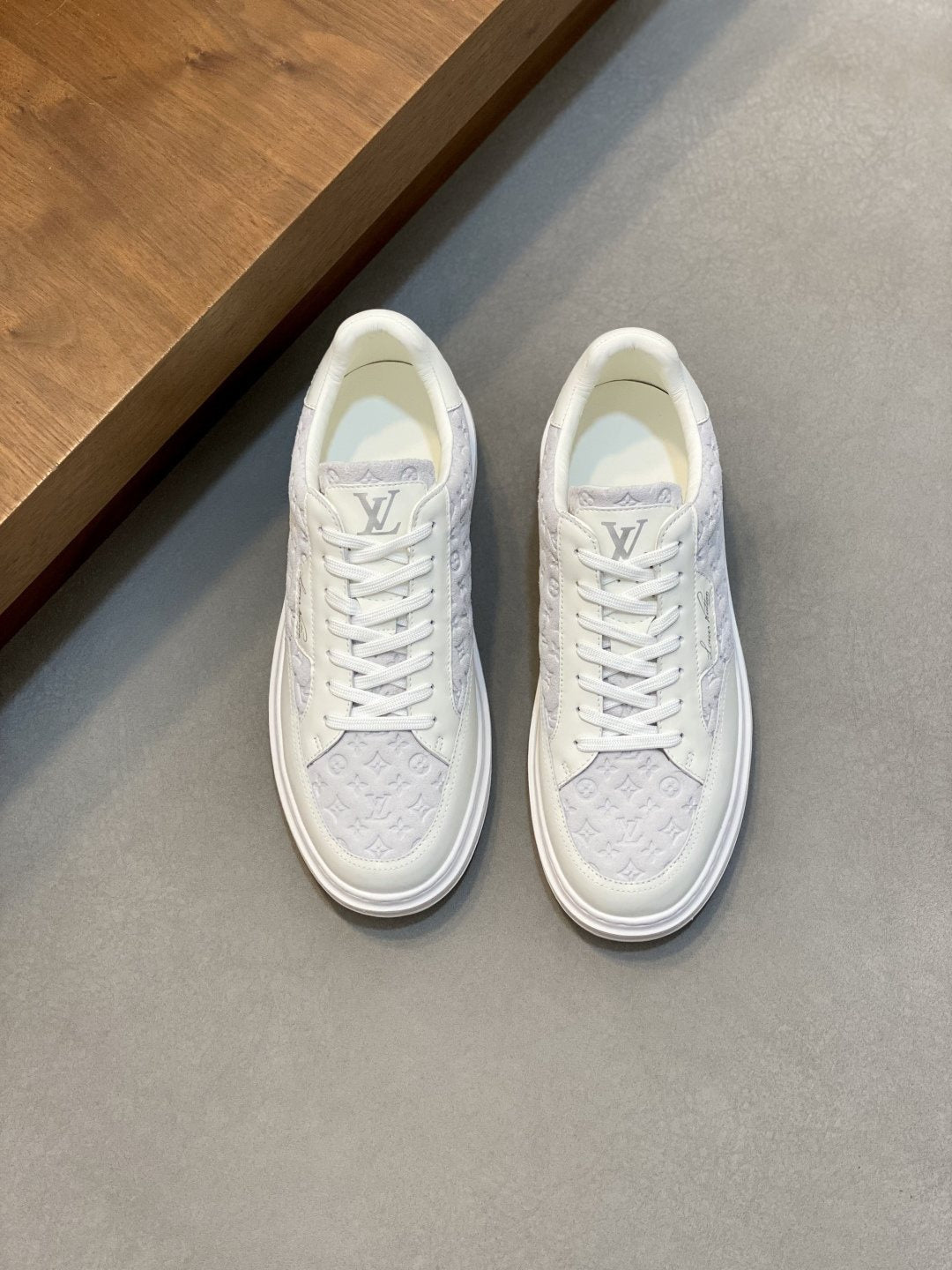 Louis Vuitton Monogram Low-Top Sneakers — front
