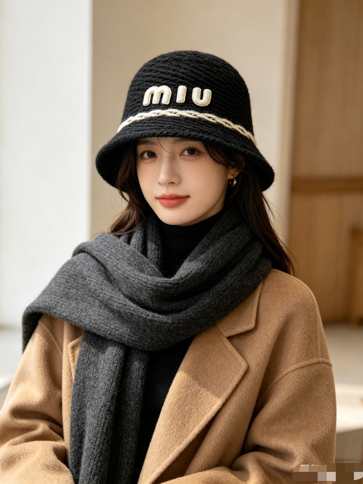 Miu Miu Fall/Winter New Arrival Knitted Bucket Hat