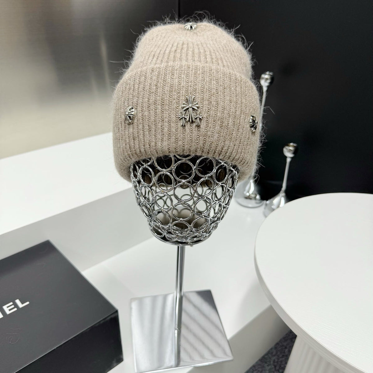 Chrome Hearts Rabbit Fur Premium Beanie