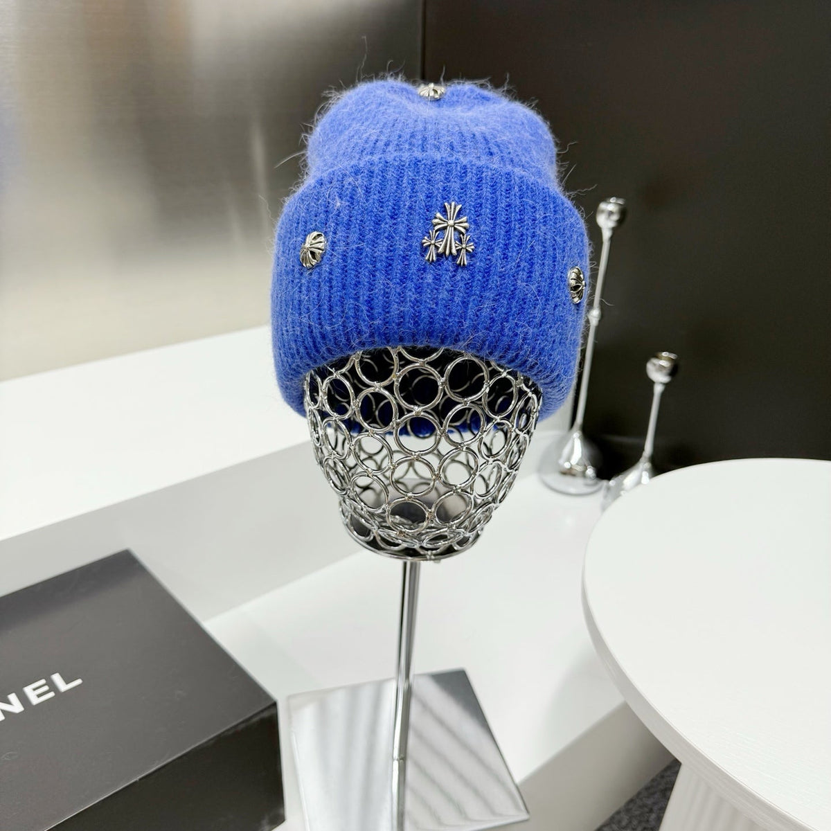 Chrome Hearts Rabbit Fur Premium Beanie