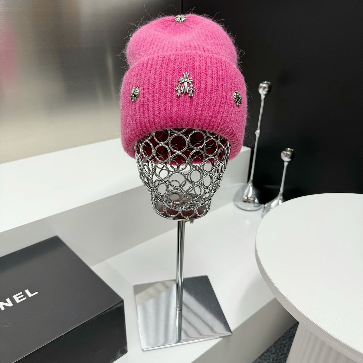 Chrome Hearts Rabbit Fur Premium Beanie