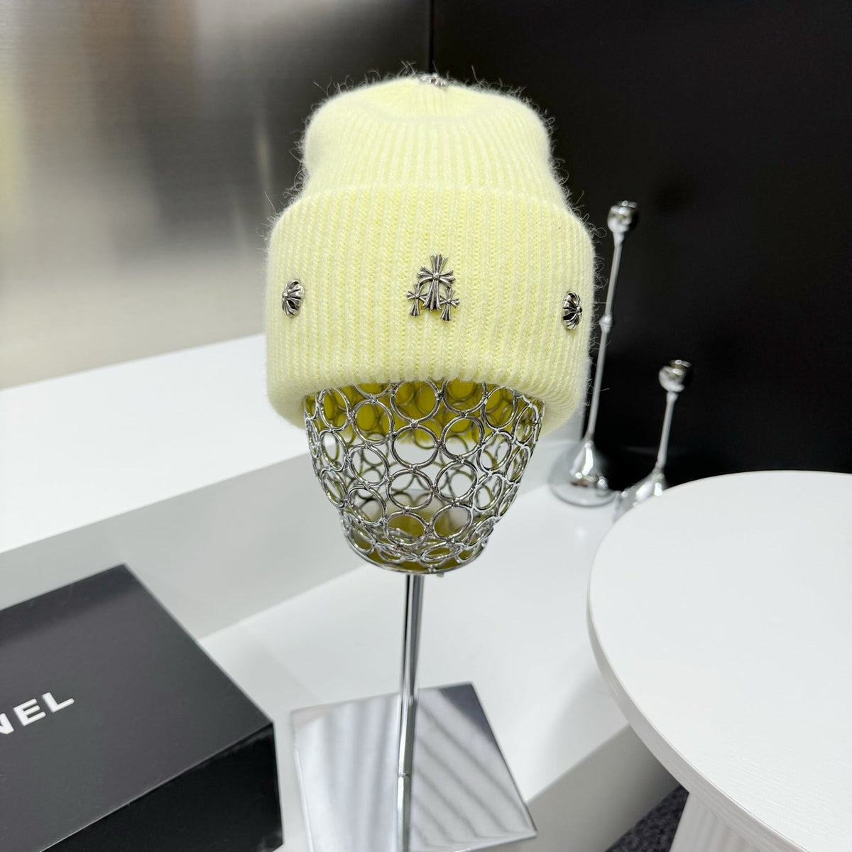 Chrome Hearts Rabbit Fur Premium Beanie