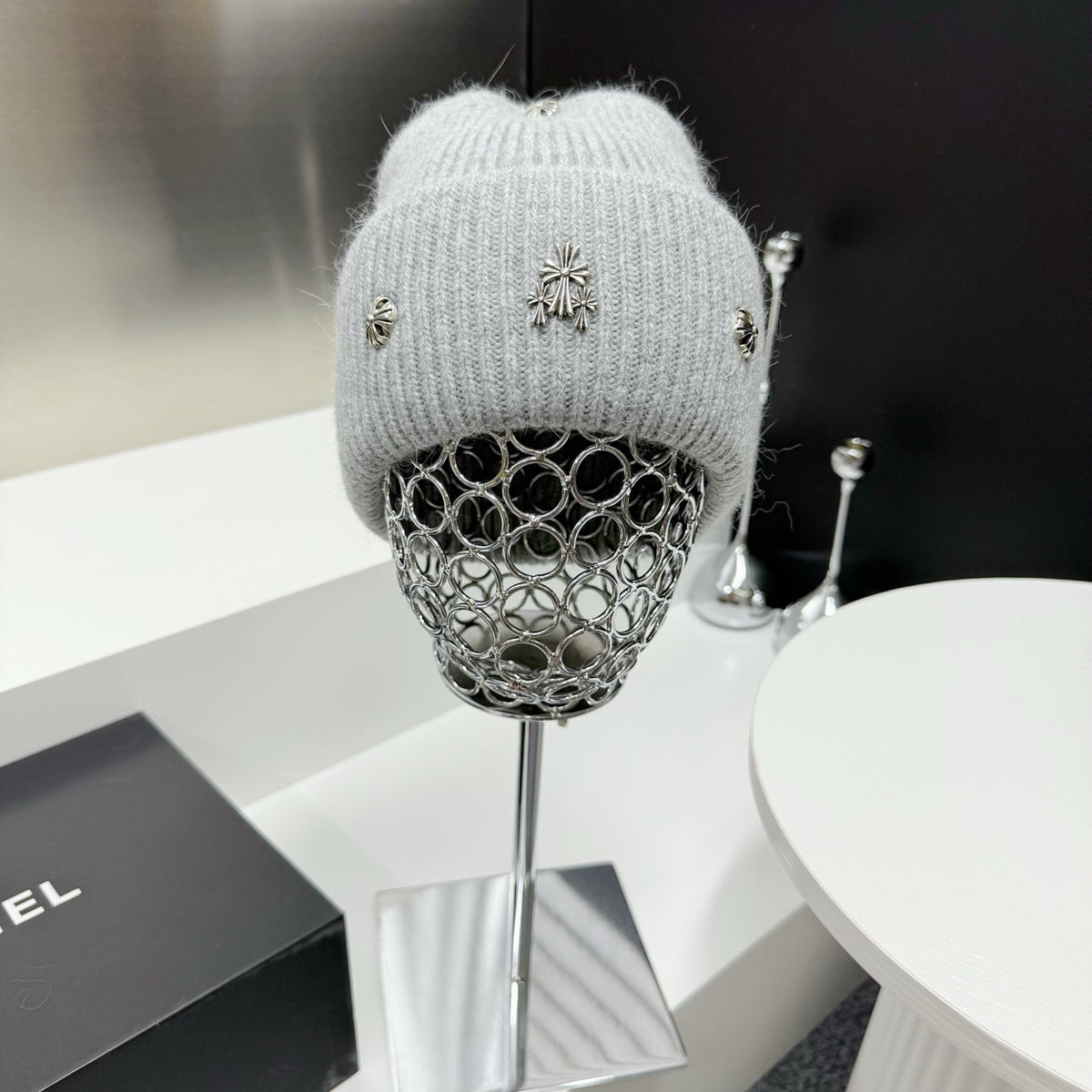 Chrome Hearts Rabbit Fur Premium Beanie