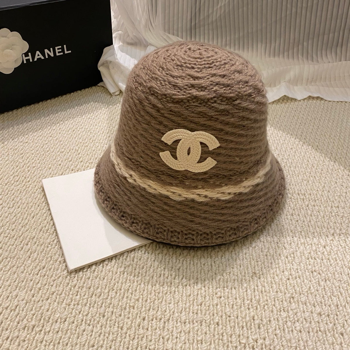 Chanel Autumn/Winter Knitted Bucket Hat