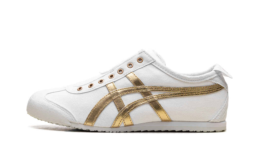 Onitsuka Tiger Mexico 66 Slip-On Sneakers - White Pure Gold